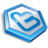 twitter hexa blue Icon